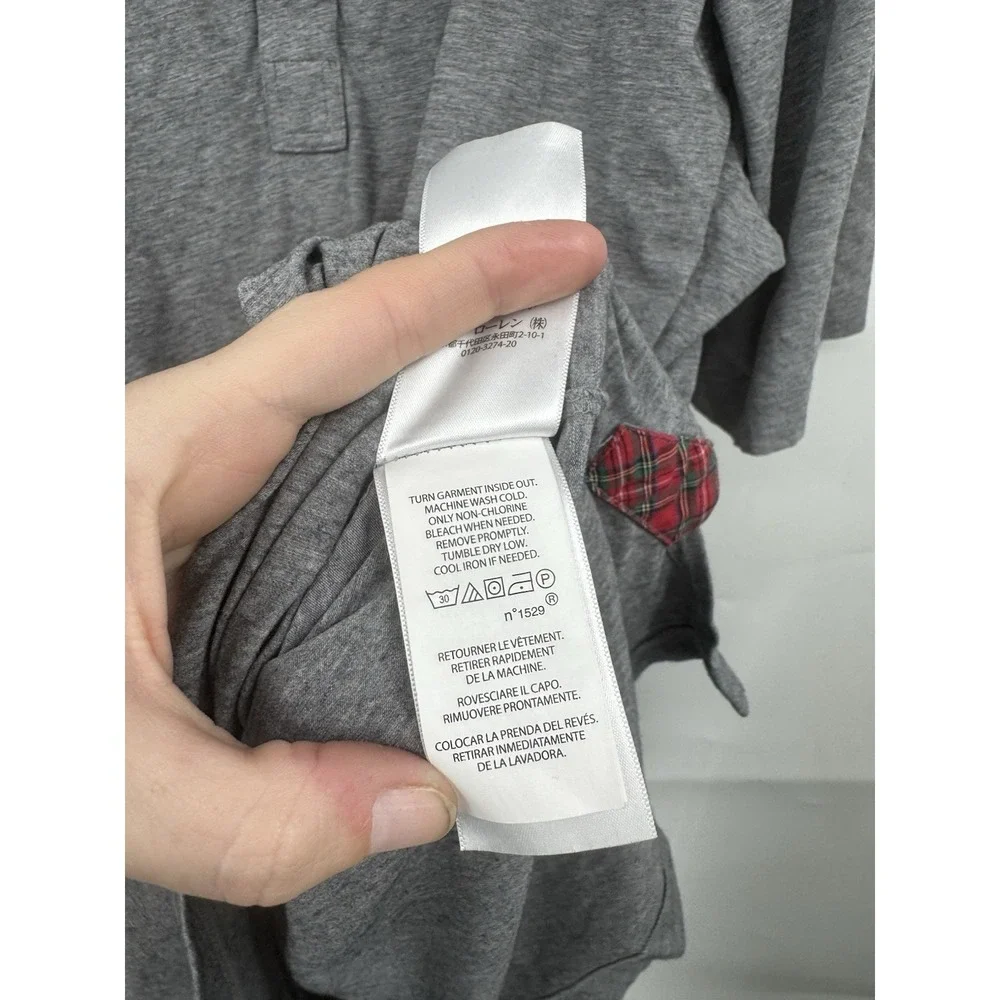 Polo Golf Ralph Lauren Stretch Lisle Grey Polo Shirt Men XXL Athletic Athleisure